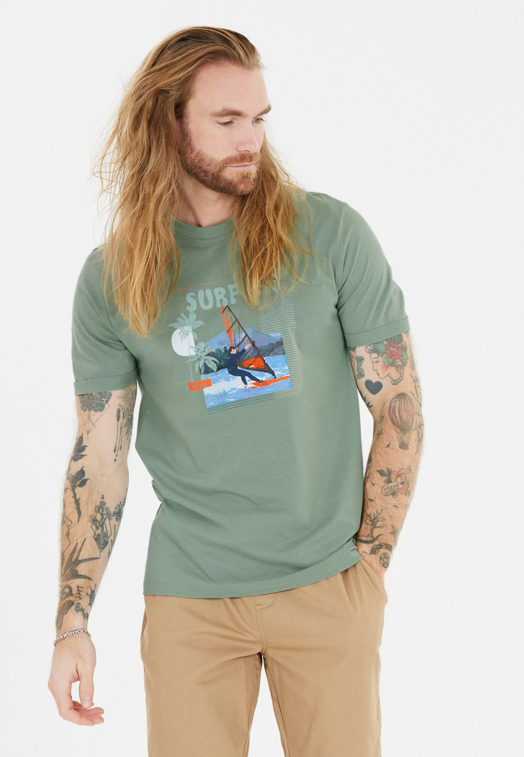 CRUZ Funktionsshirt Desmond mit hippem Print günstig online kaufen