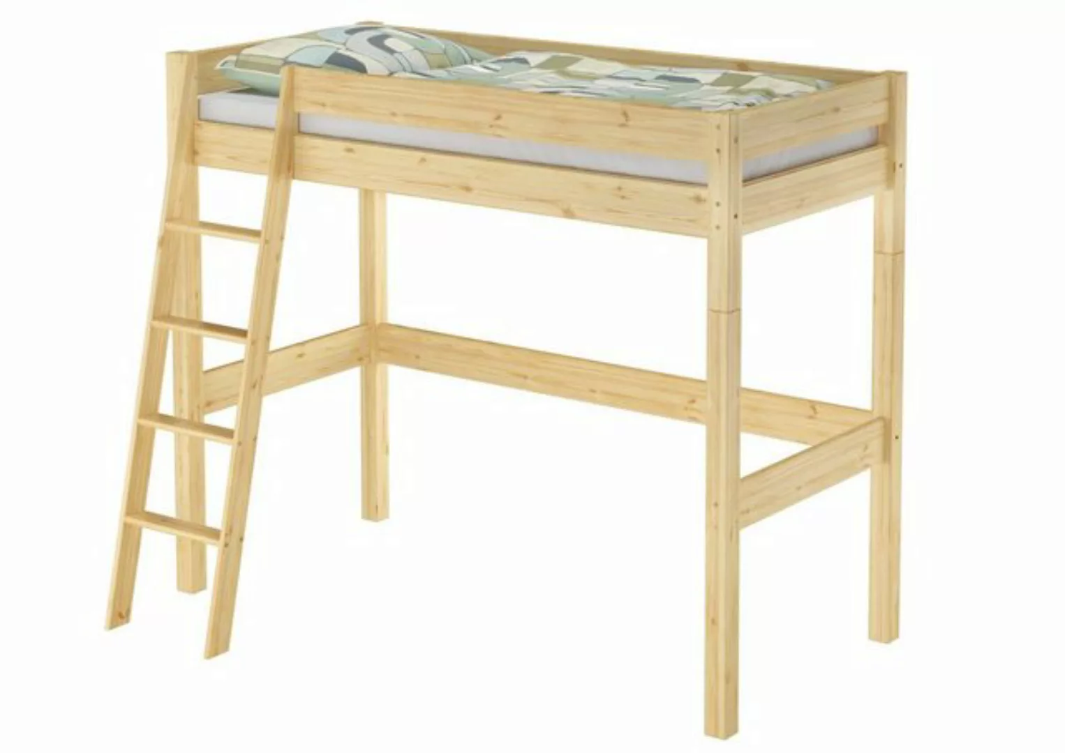 ERST-HOLZ Etagenbett Hochbett für Kinder 90x200 Kinderbett Stockbett Hochbe günstig online kaufen