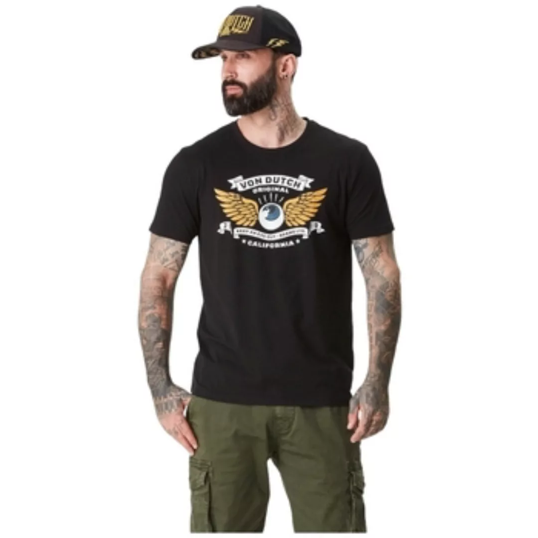 Von Dutch  T-Shirts & Poloshirts TEE SHIRT SLUB  AVEC LOGO günstig online kaufen