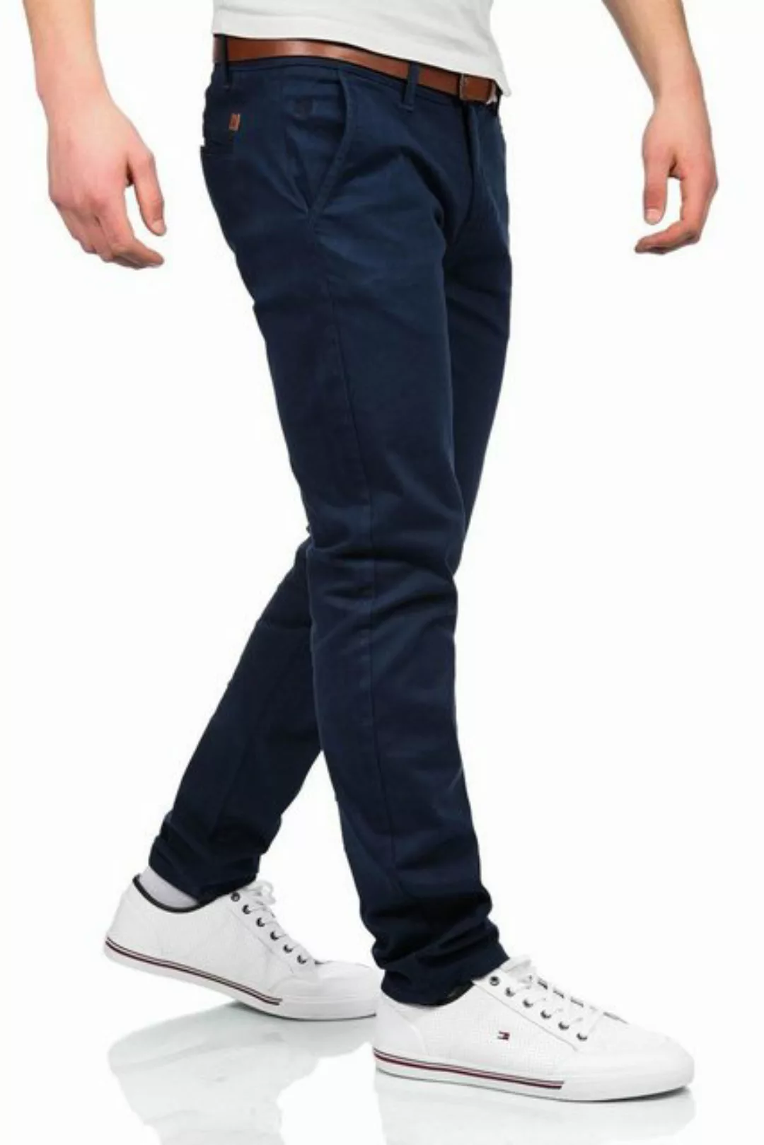 Maurelio Modriano Straight-Jeans mit Stretchanteil und inklusive Kunstleder günstig online kaufen