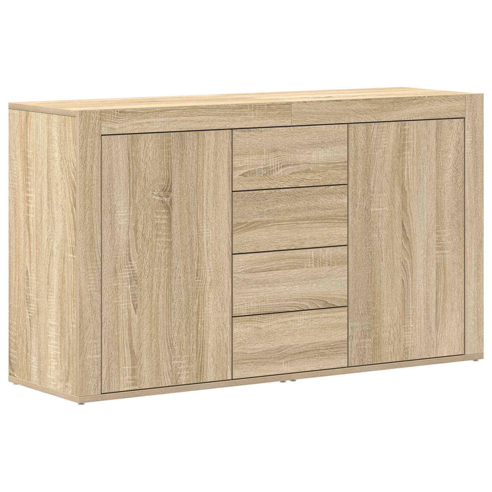 vidaXL Sideboard Sideboard Sonoma Eiche Engineered günstig online kaufen
