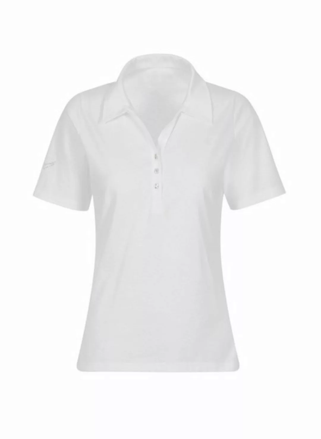 Trigema Poloshirt "TRIGEMA Poloshirt aus Baumwolle mit Kristallsteinen" günstig online kaufen