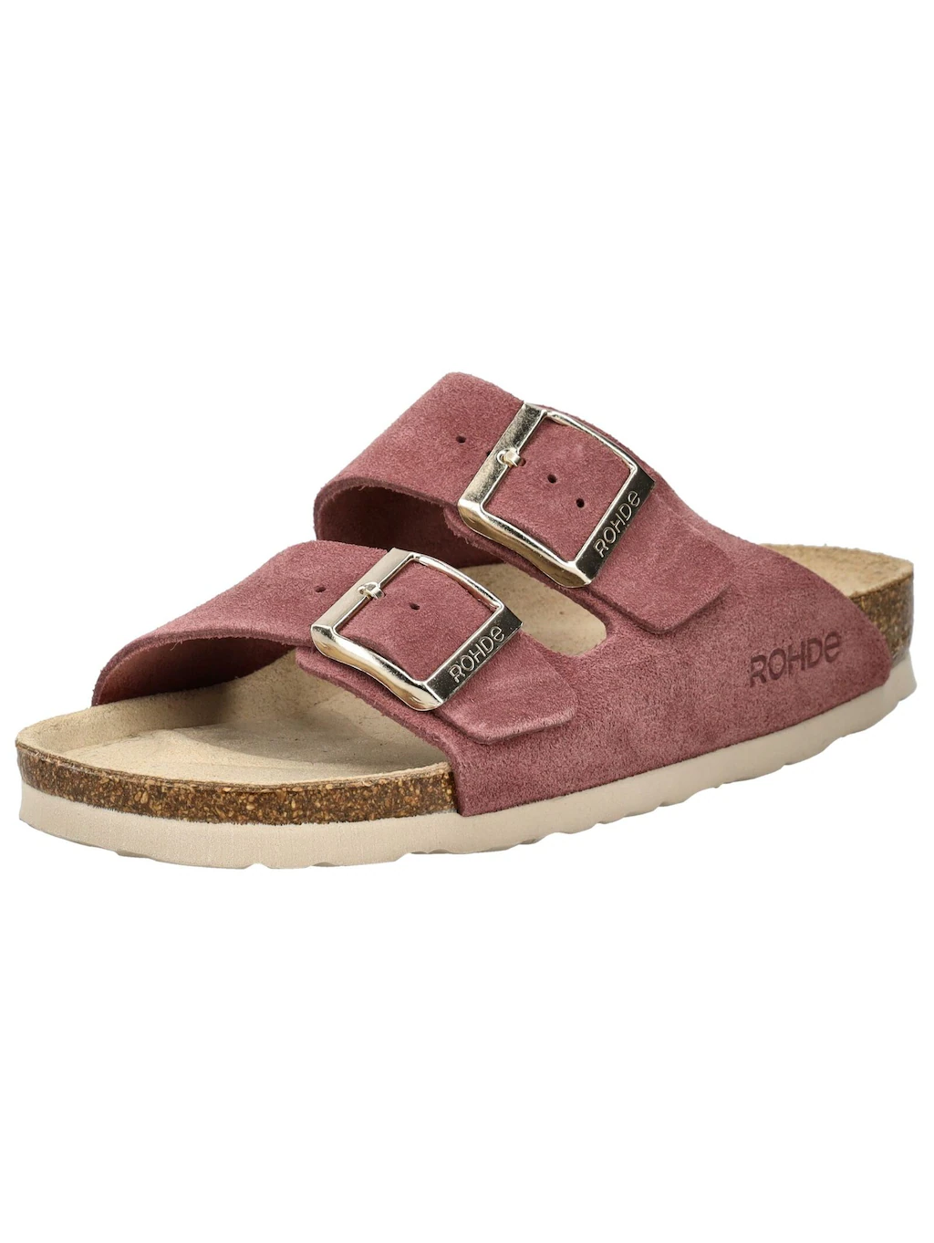 Rohde Hausschuh "Rohde Pantoletten Veloursleder" günstig online kaufen