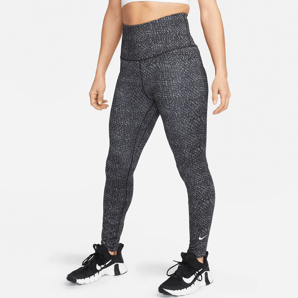 Nike Trainingstights "One Dri-FIT Womens High-Rise / All-Over-Print Legging günstig online kaufen