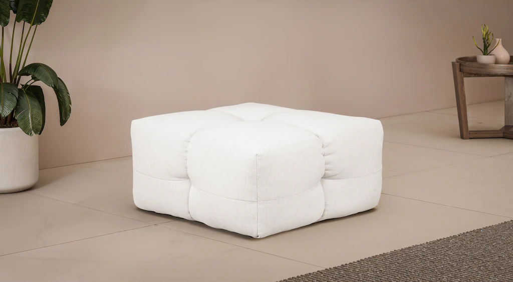 LeGer Home by Lena Gercke Polsterhocker "TALISHA Sitzhocker, moderne Steppu günstig online kaufen