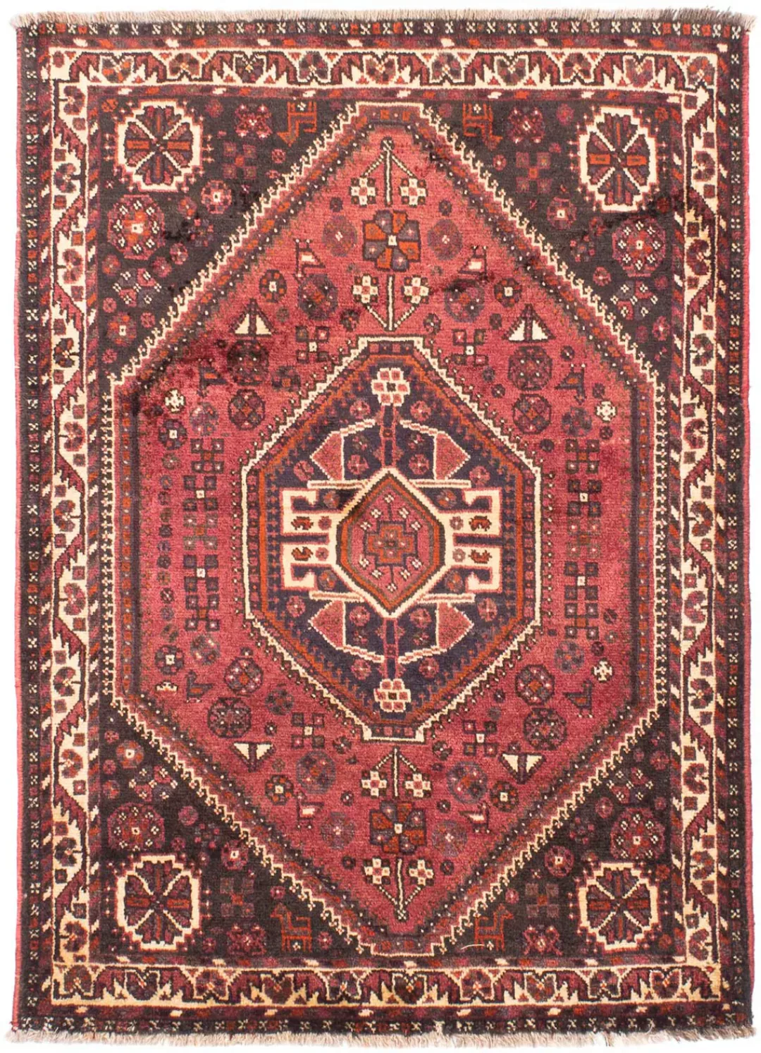 morgenland Orientteppich »Perser - Nomadic - 164 x 118 cm - dunkelrot«, rec günstig online kaufen