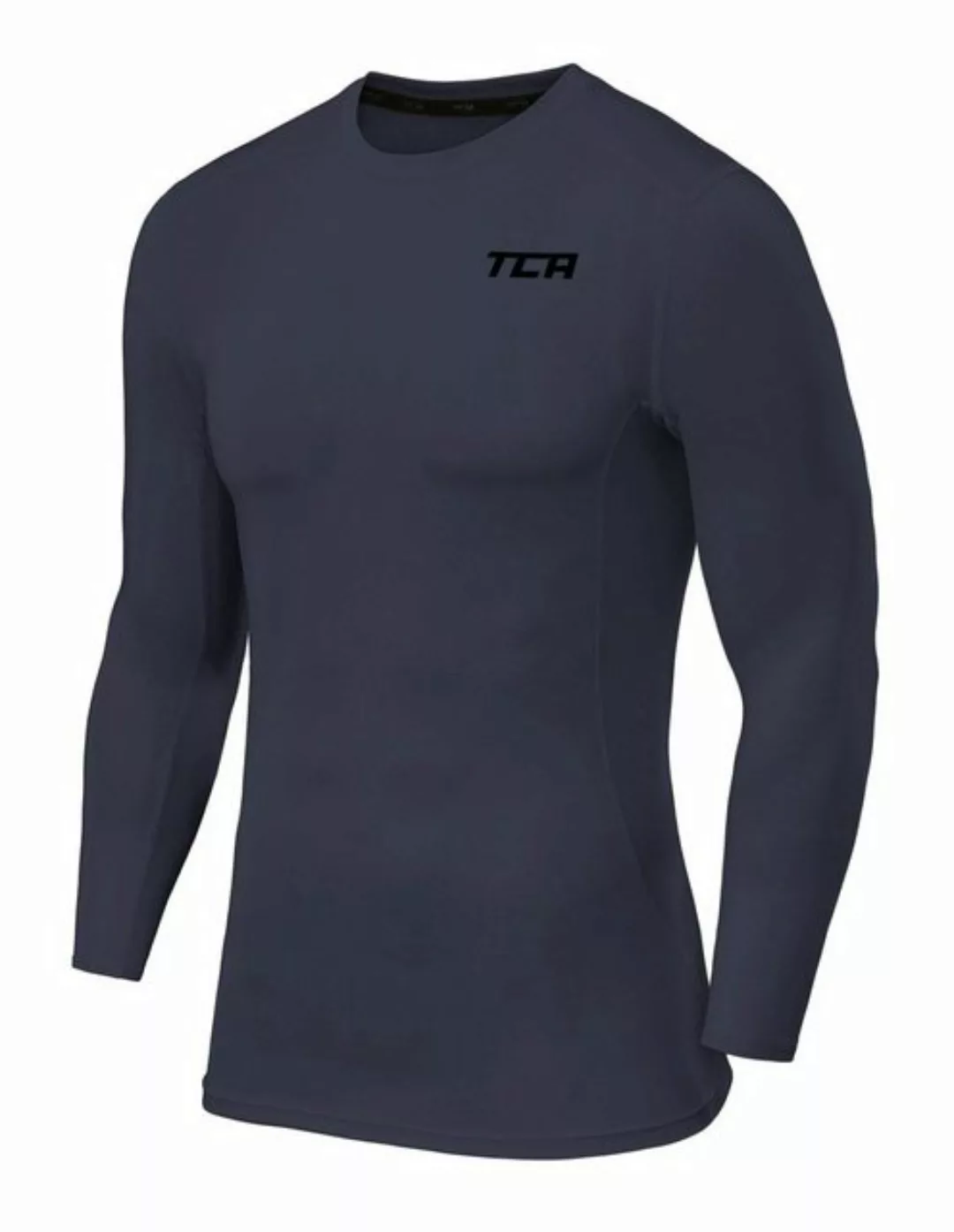 TCA Langarmshirt TCA Herren Langarm Kompressionsshirt Thermo Dunkelgrau XL günstig online kaufen