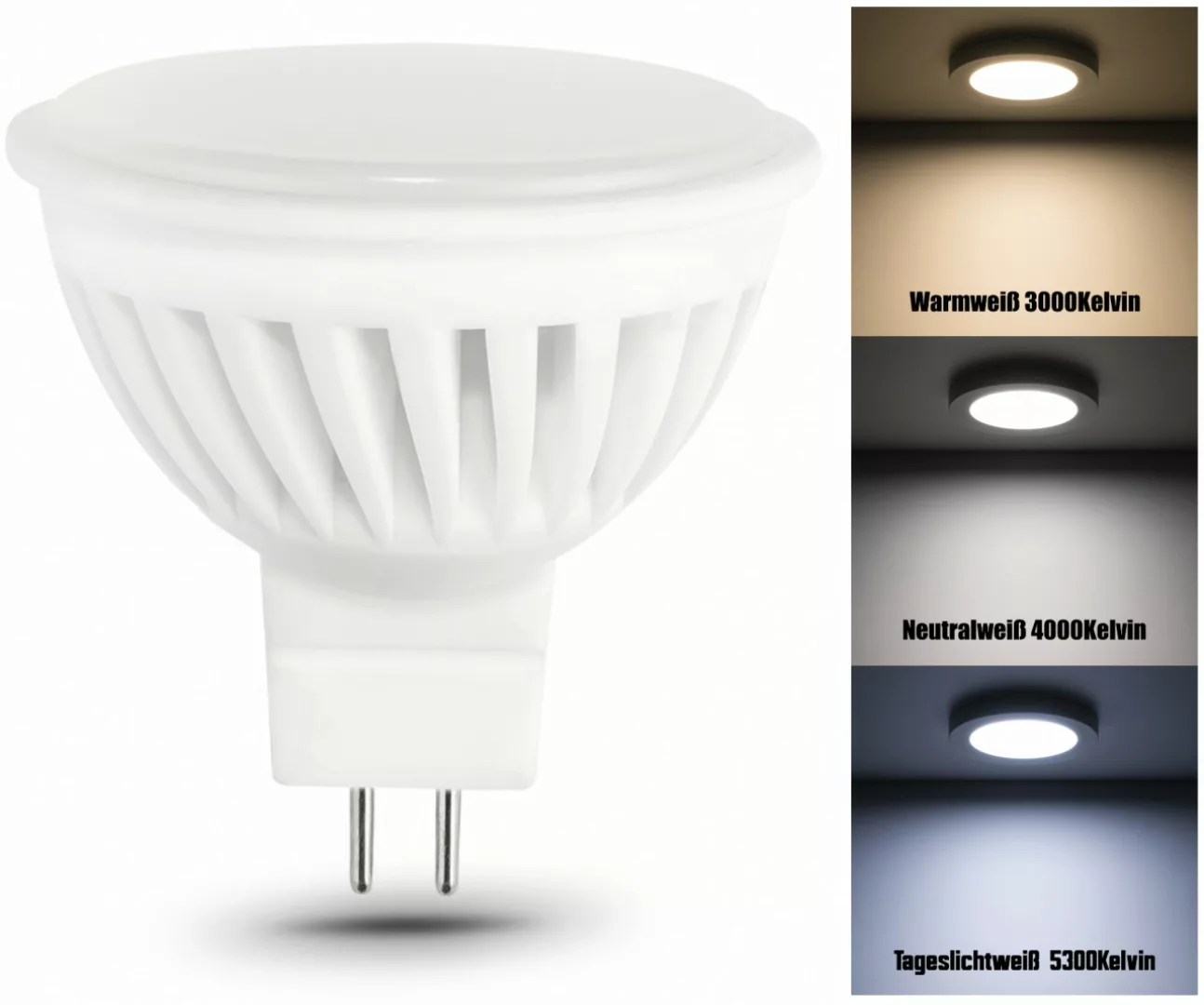 6Watt GU5.3 LED Leuchtmittel 12Volt günstig online kaufen
