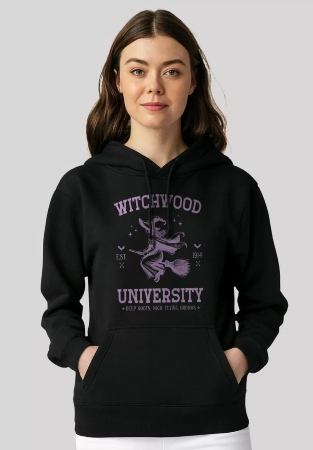 F4NT4STIC Kapuzenpullover Halloween University witchwood Premium Qualität günstig online kaufen