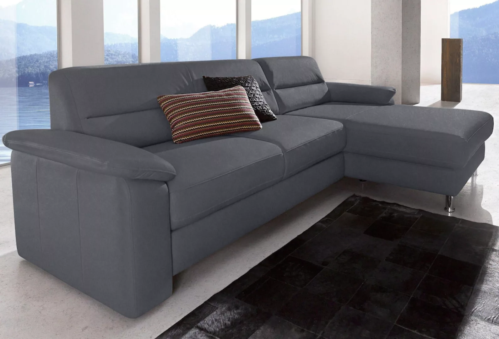 sit&more Ecksofa "Ascara L-Form", inklusive Boxspring/Federkern-Polsterung, günstig online kaufen