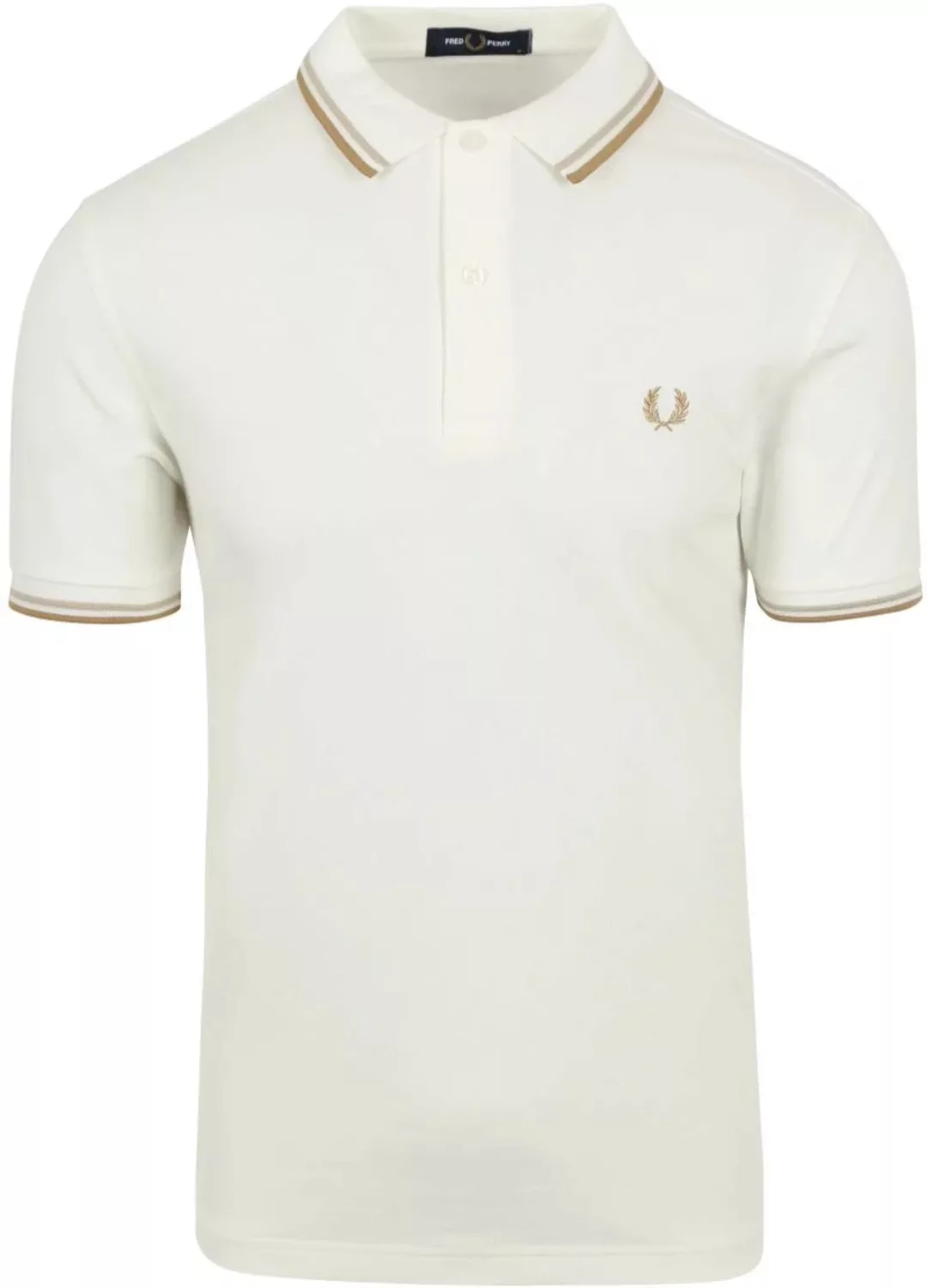 Fred Perry Poloshirt M3600 Off White U83 - Größe M günstig online kaufen