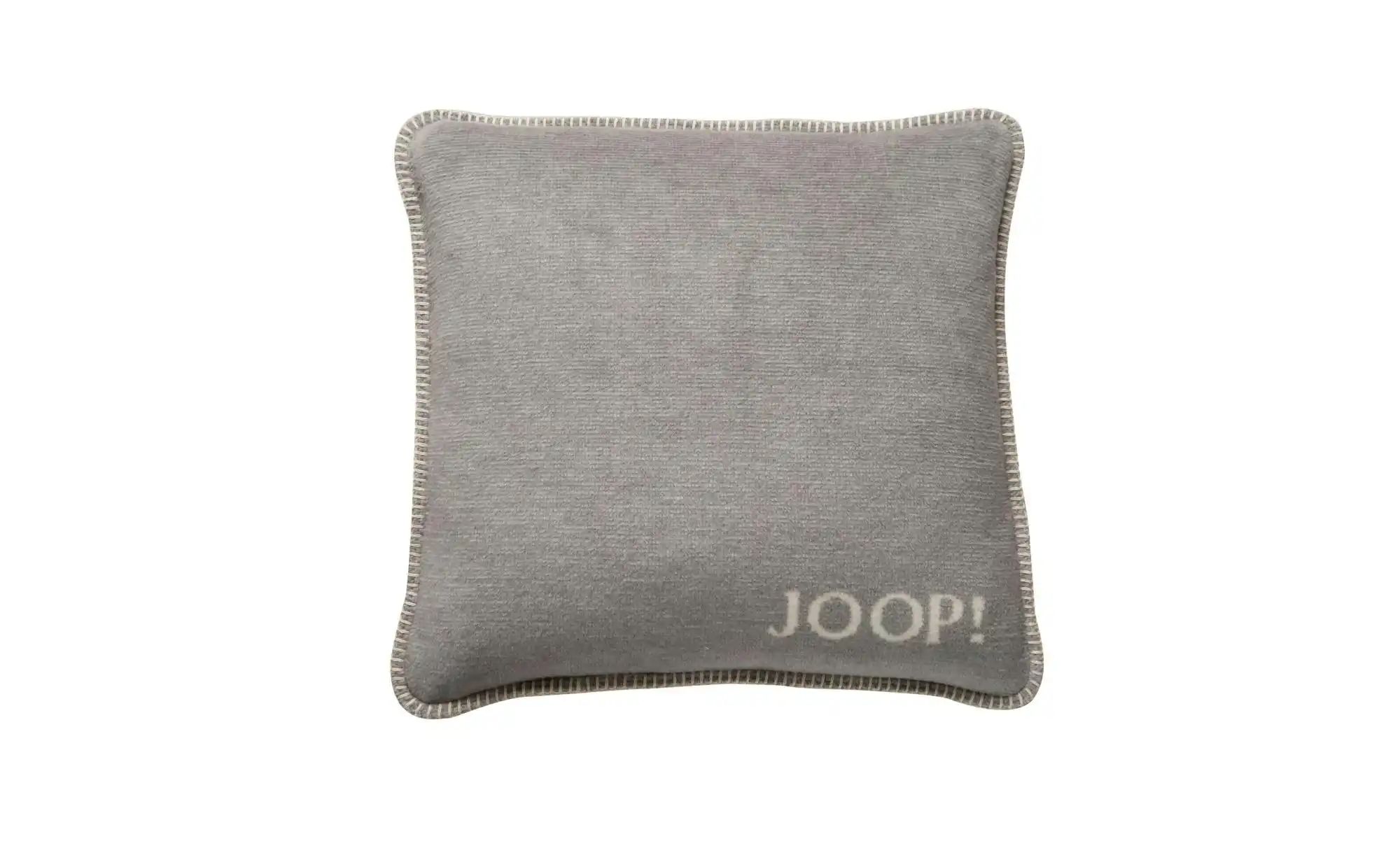 JOOP! Kissen Melange Doubleface ¦ silber ¦ Maße (cm): B: 50 H: 1 Dekokissen günstig online kaufen