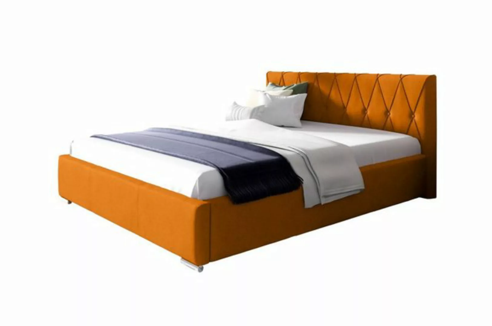 99rooms Polsterbett Lola (Schlafzimmerbett, Bett), 120/140/160/180/200x200 günstig online kaufen