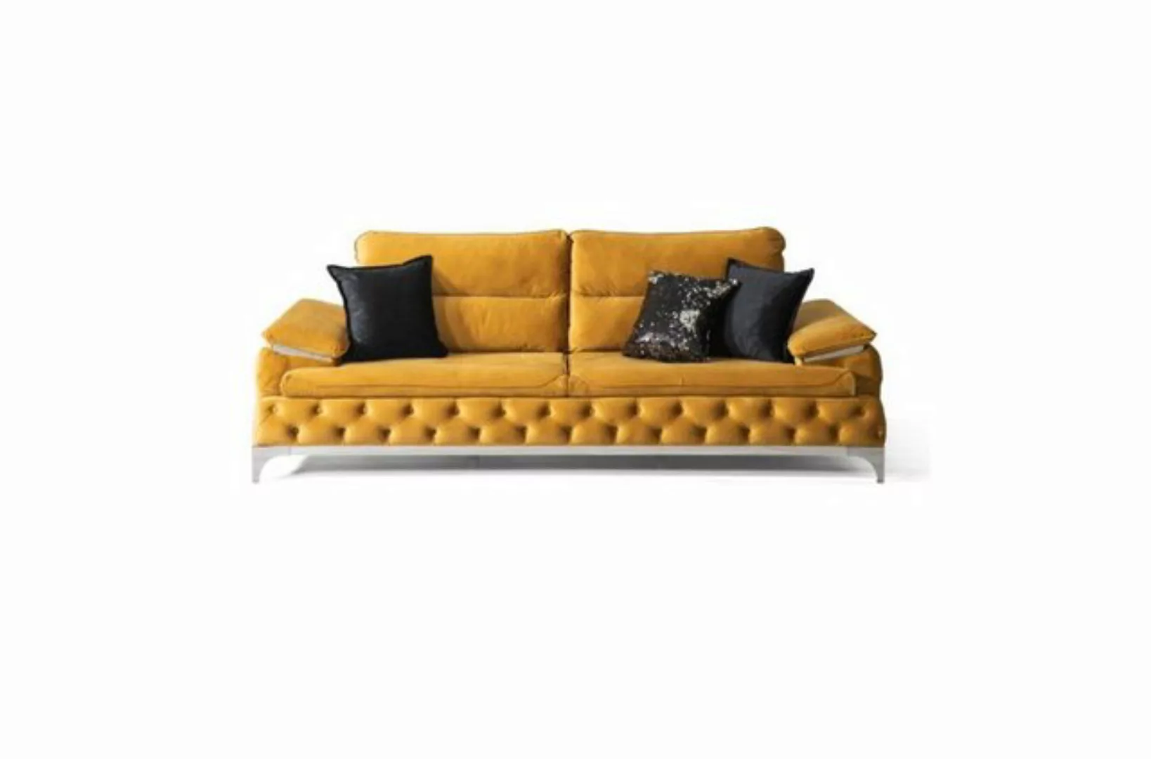 JVmoebel Sofa Sofa 3 Sitzer Textil Sofas Couch Polster Luxus Möbel Dreisitz günstig online kaufen