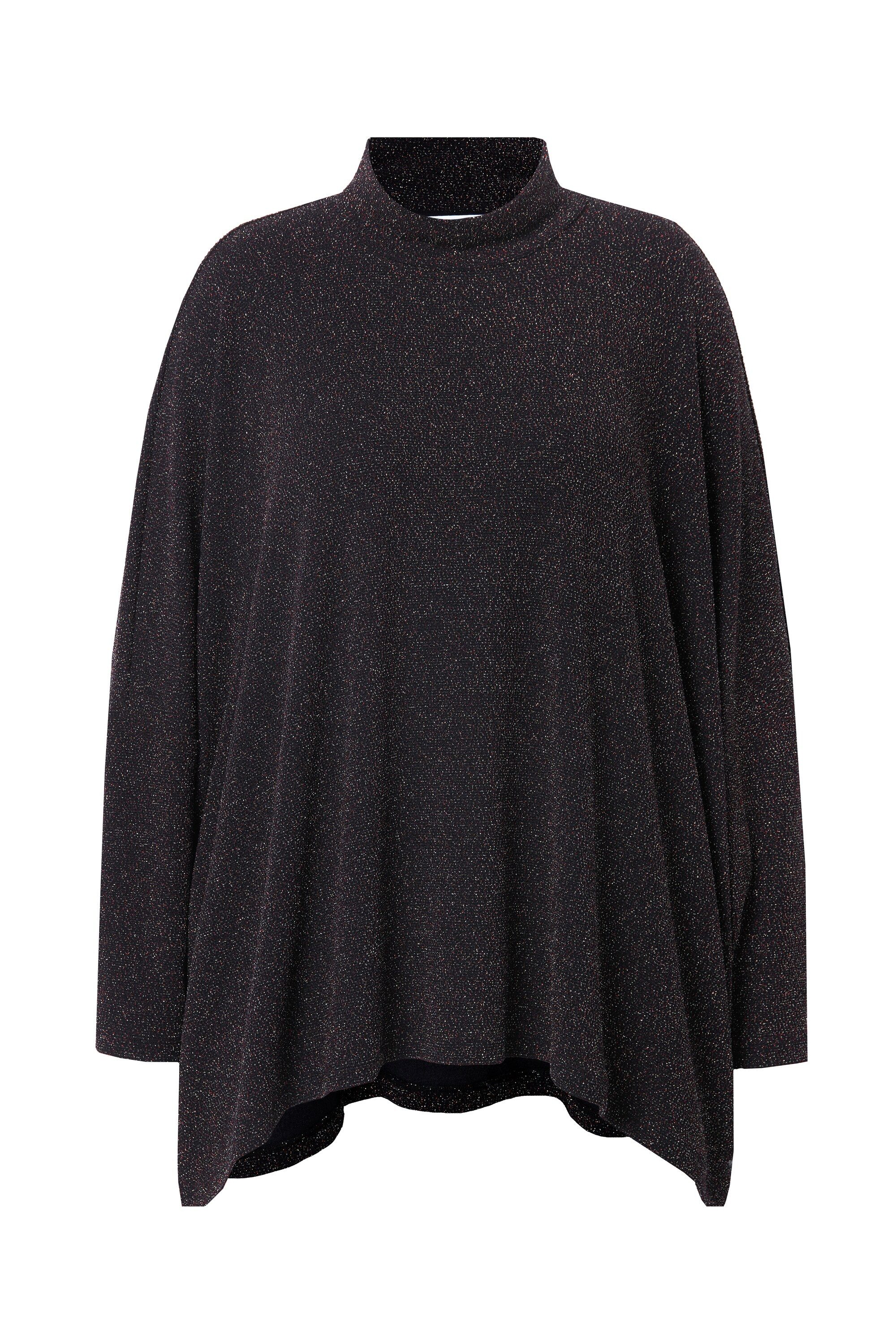 MIAMODA T-Shirt T-Shirt oversized Glitzer-Jersey günstig online kaufen