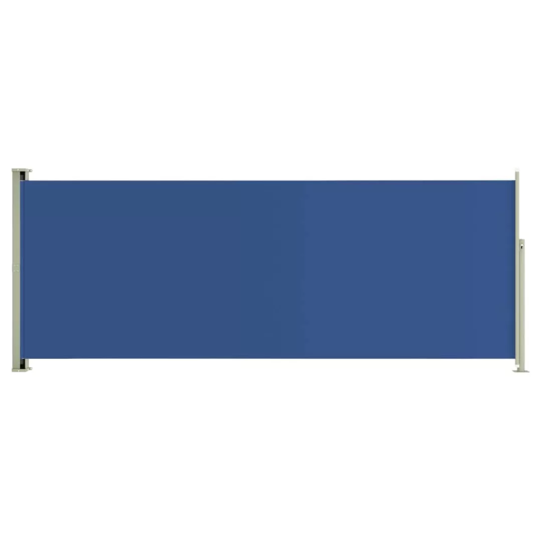 Seitenmarkise Ausziehbar 117x300 Cm Blau günstig online kaufen