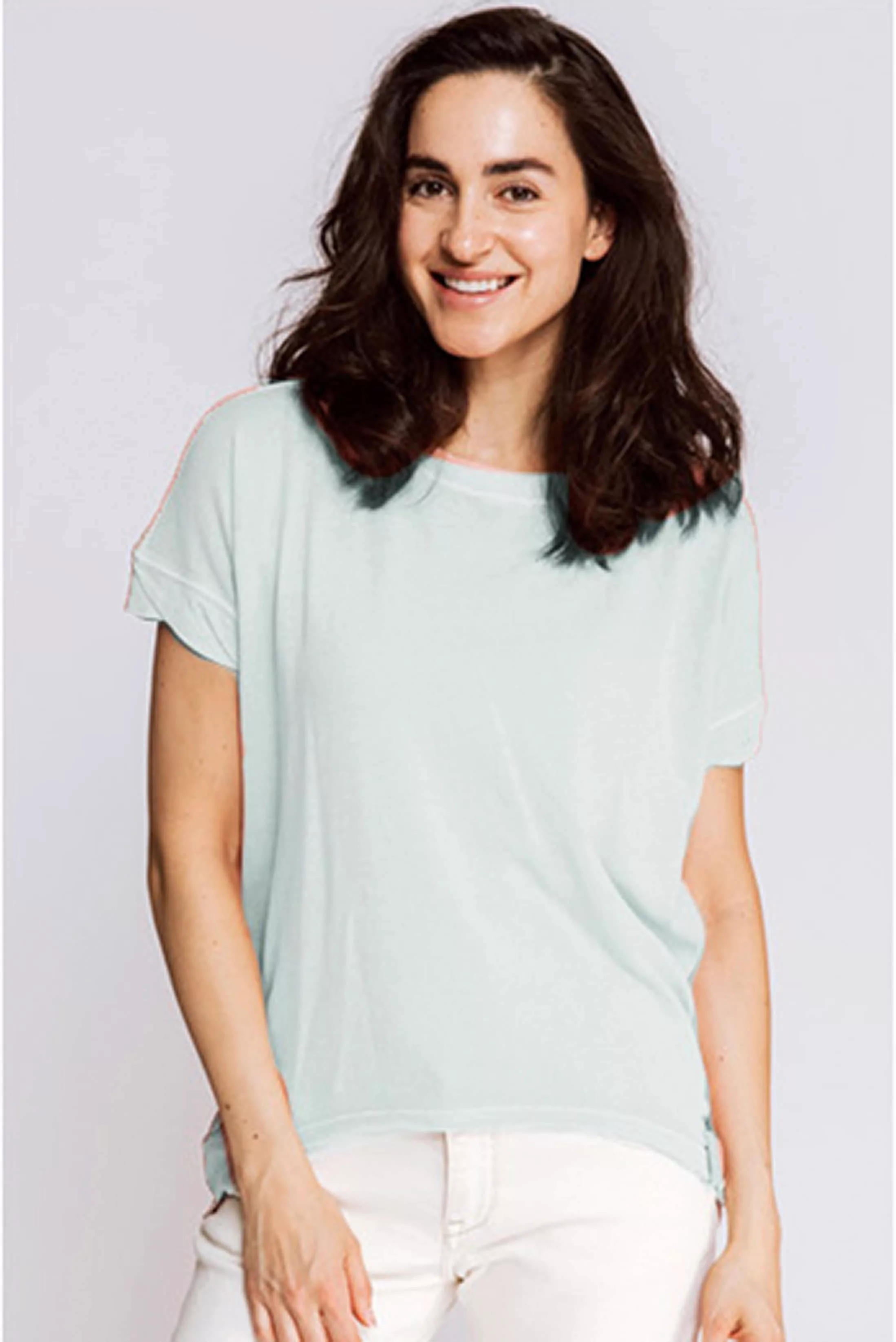 Zhrill T-Shirt mit breiten Bündchen günstig online kaufen