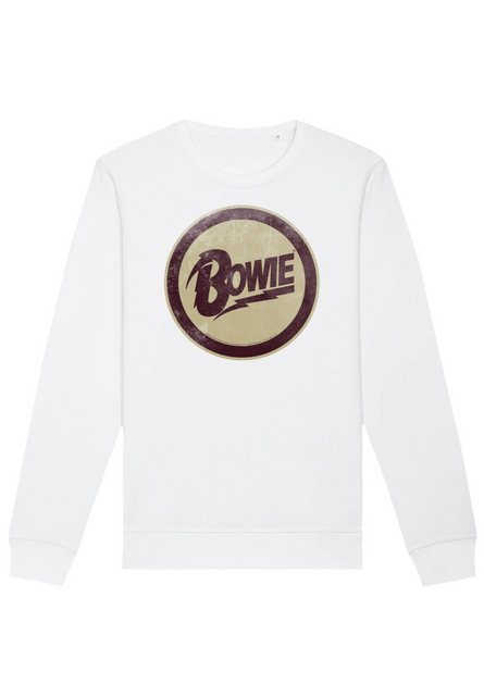 F4NT4STIC Sweatshirt "David Bowie Circle Logo", Premium Qualität günstig online kaufen