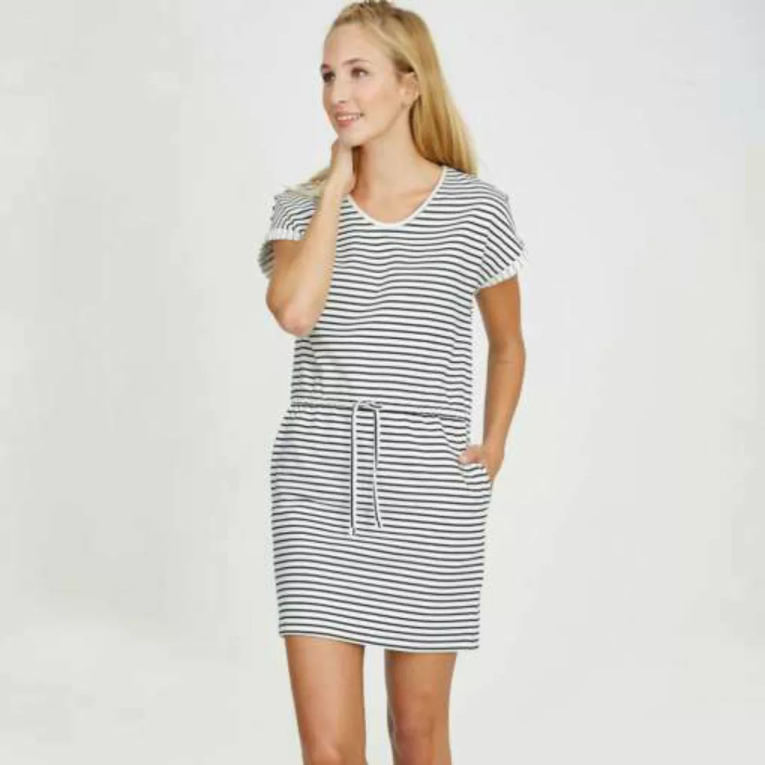Sweat Kurzarm Sweat Sommerkleid Streifen günstig online kaufen