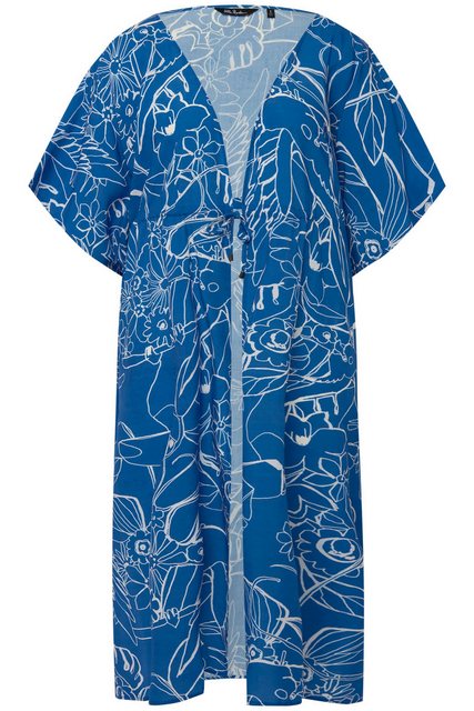 Ulla Popken Strandkleid Kaftan Tukan Bindeband lässig weit Halbarm günstig online kaufen