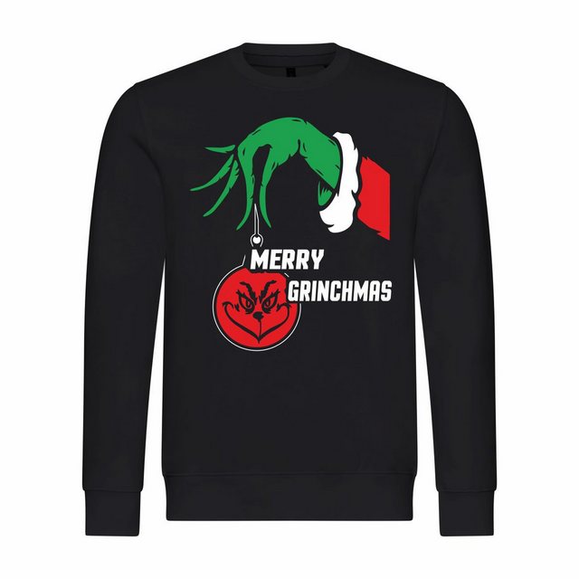 deinshirt Kapuzenpullover Herren Pullover Merry Grinchmas Mit Print Motiv günstig online kaufen