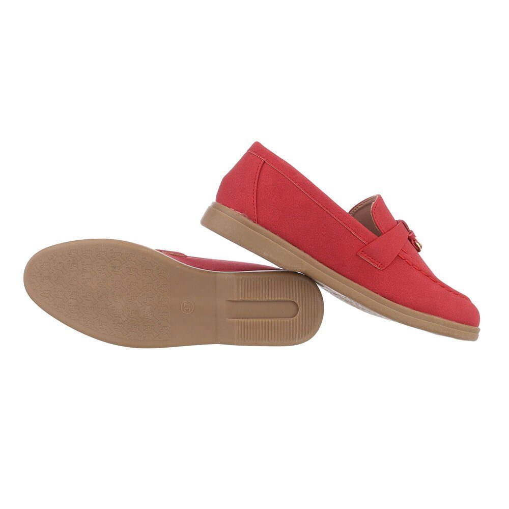 Ital-Design Damen Mokassins Freizeit Slipper Blockabsatz günstig online kaufen