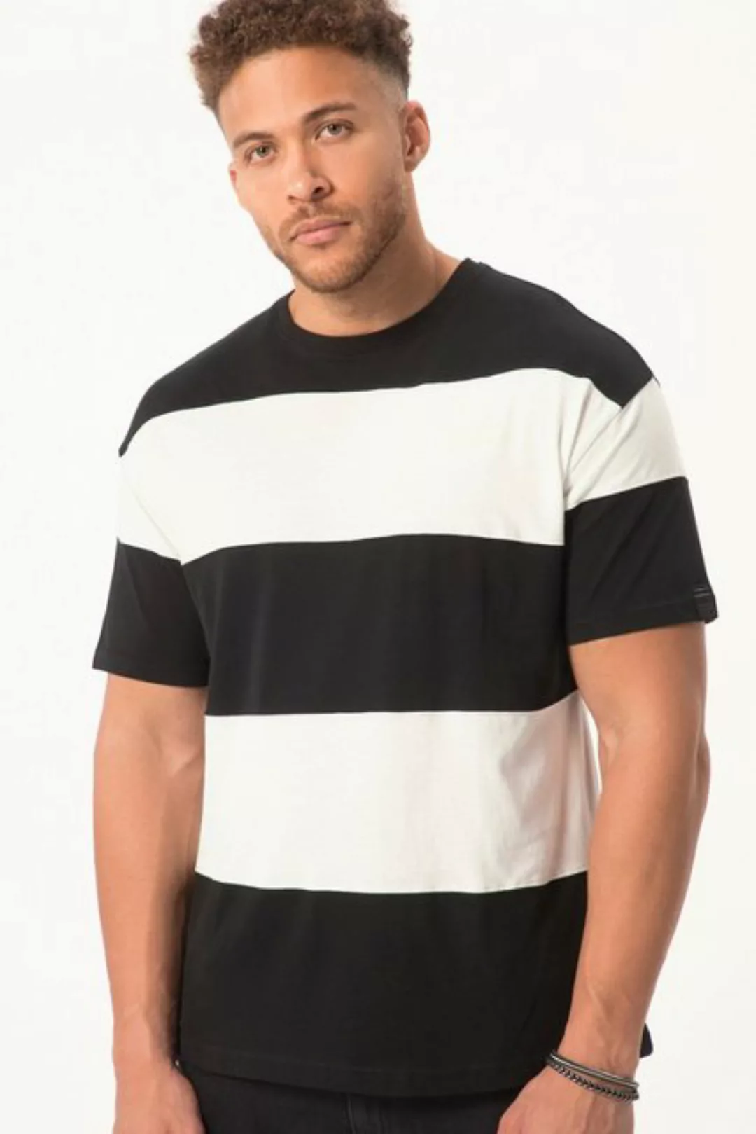 STHUGE T-Shirt STHUGE T-Shirt OEKO-TEX Halbarm oversized Ringel günstig online kaufen
