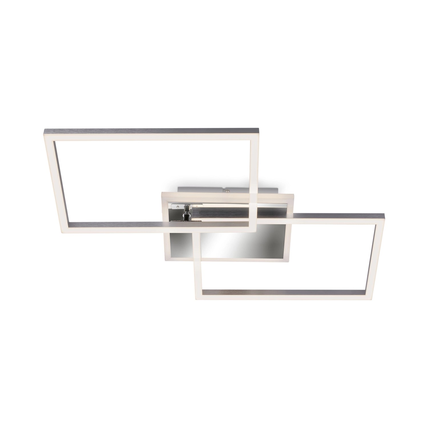 LED-Deckenleuchte Frame 2-flammig, CCT, aluminium günstig online kaufen