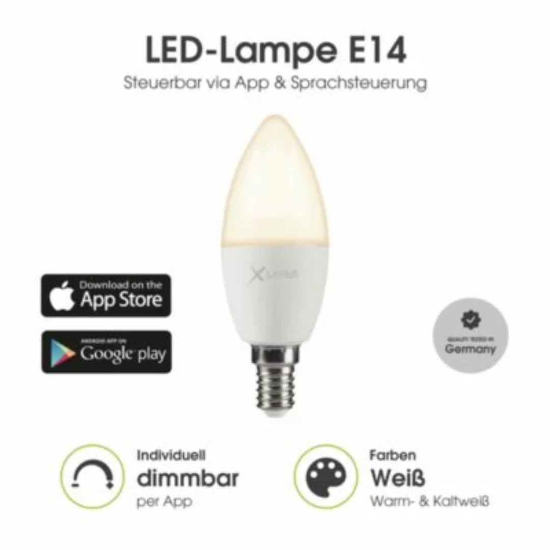 Xlayer LIGHTING LED Leuchtmittel  Smart Echo E14 4.5W 350lm Warm- und Kaltw günstig online kaufen