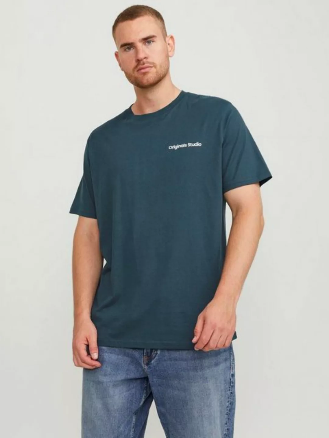 Jack & Jones T-Shirt Basic T-Shirt Plus Size Rundhals JORVESTERBRO 6606 in günstig online kaufen