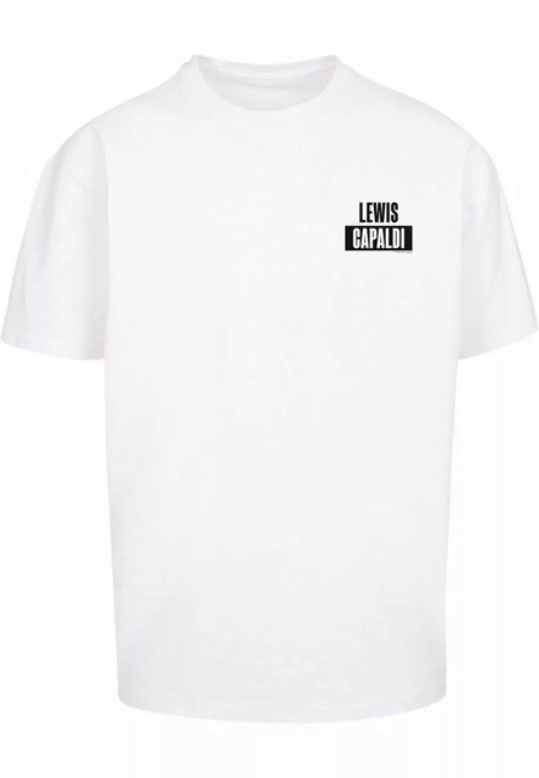 Merchcode T-Shirt Merchcode Herren Lewis Capaldi - PP Logo Heavy Oversize T günstig online kaufen