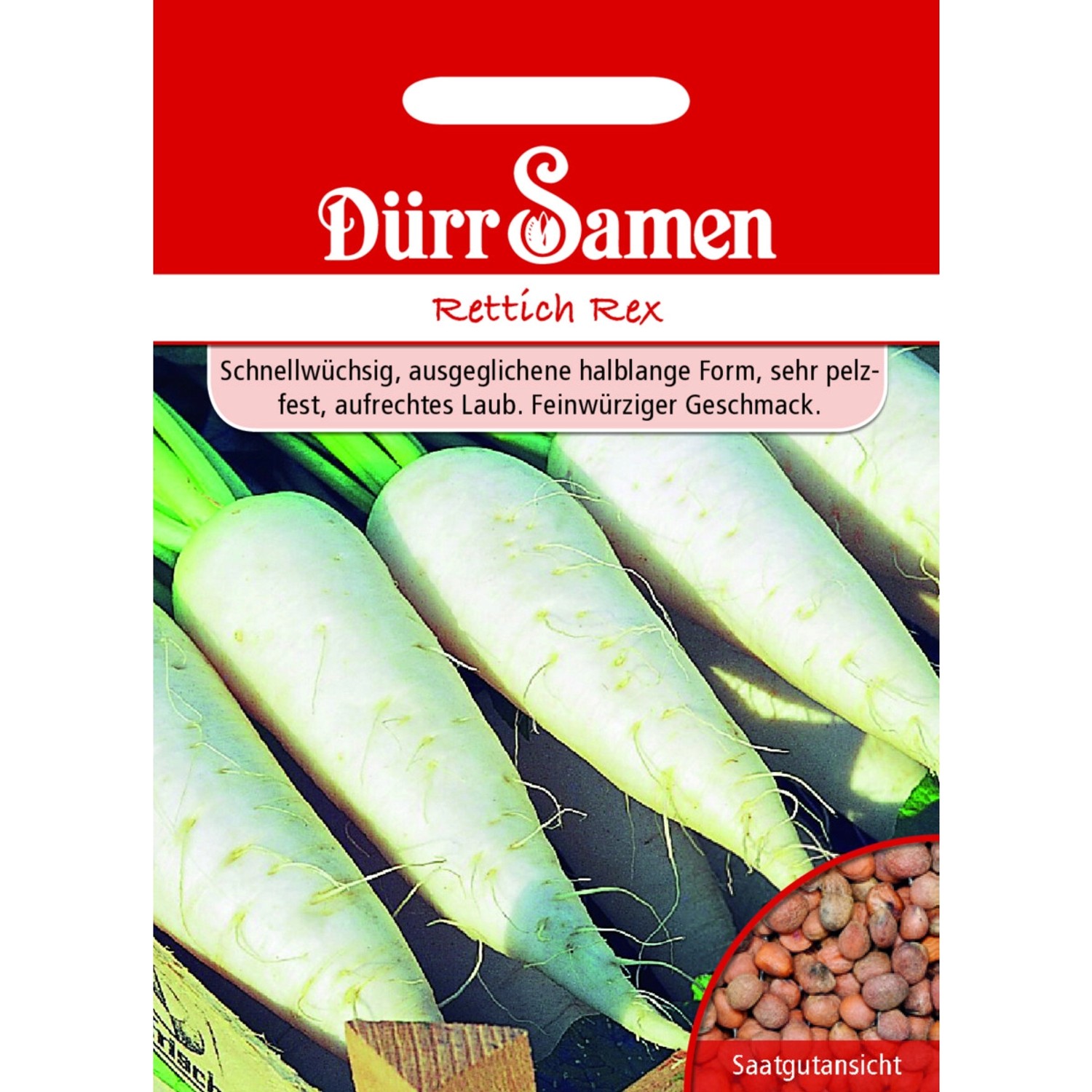 Dürr Samen Rettich Rex Saatgut günstig online kaufen