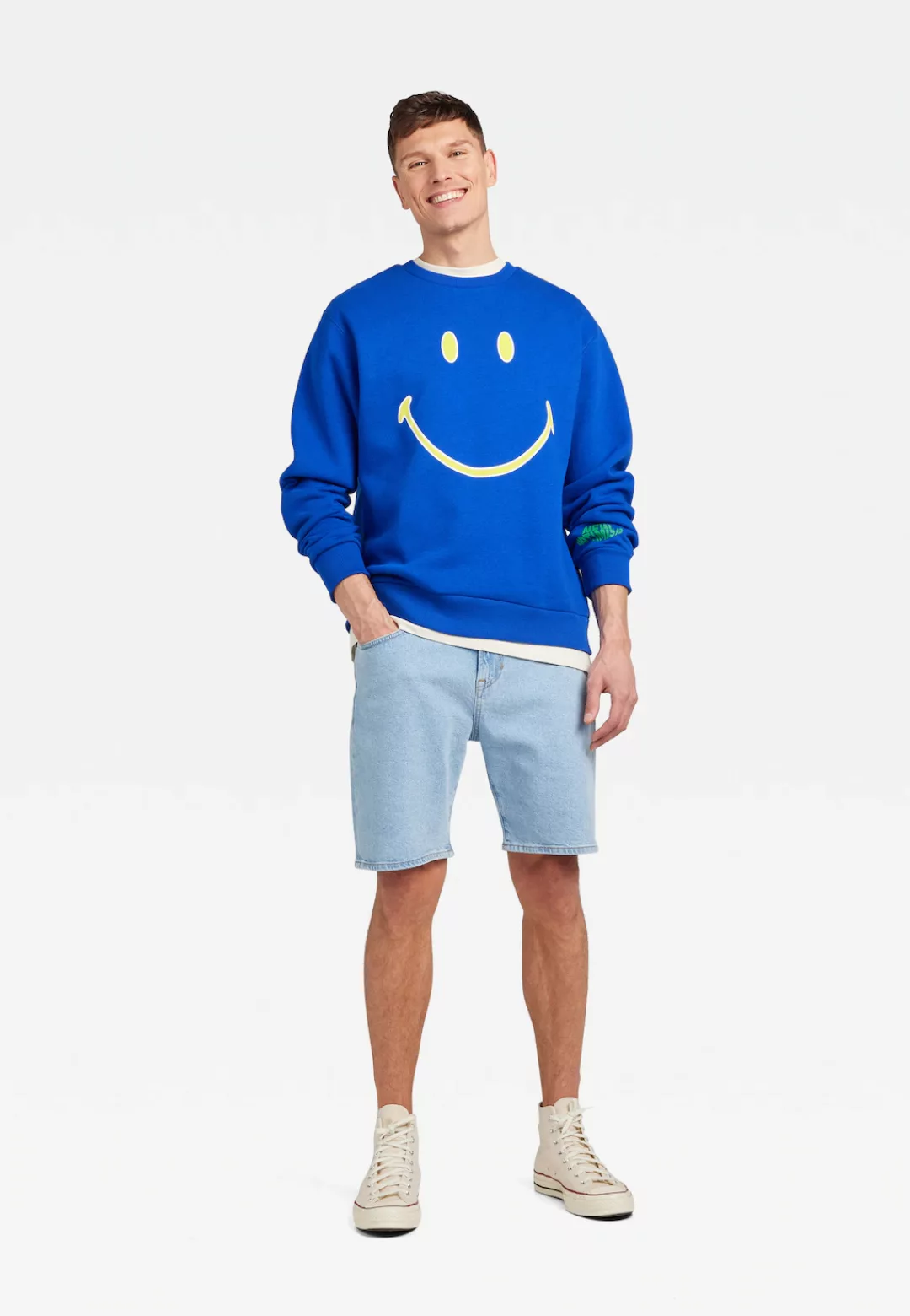 Mavi Rundhalspullover "SMILEY CREWNECK SWEATSHIRT", Mavi X Smiley Originals günstig online kaufen