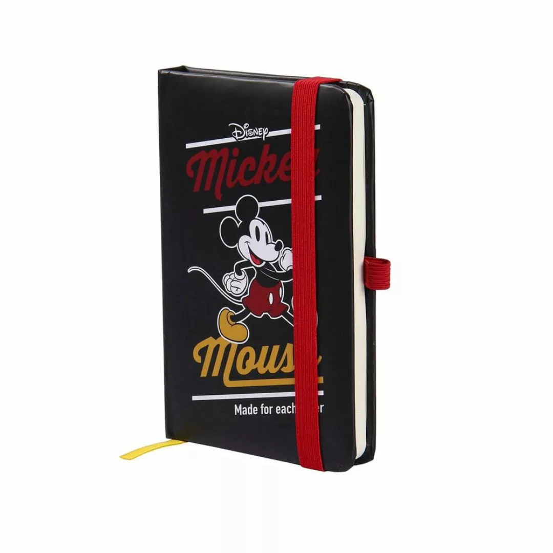 Notizbuch Mickey Mouse Schwarz A6 günstig online kaufen