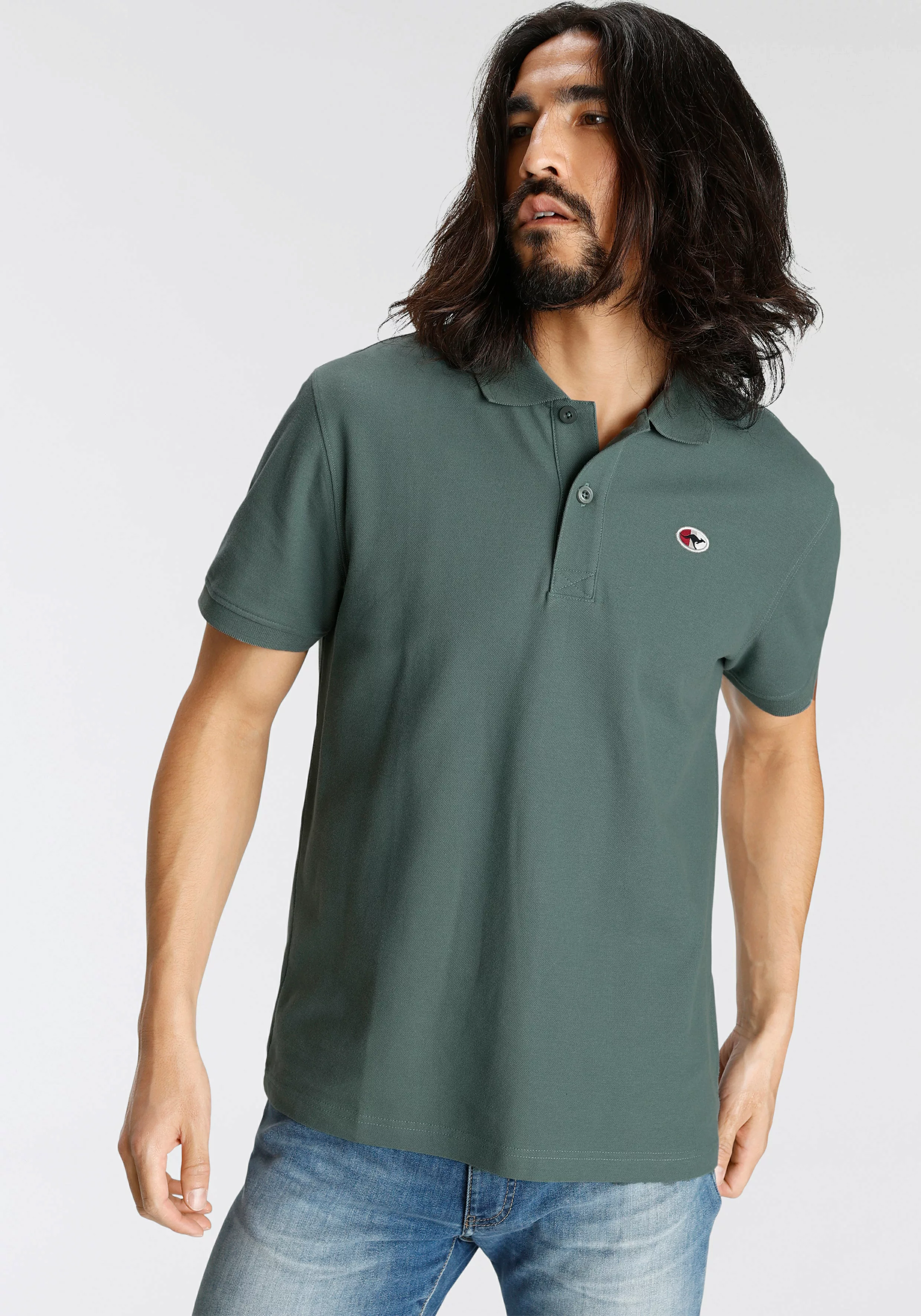 KangaROOS Poloshirt, unifarben günstig online kaufen