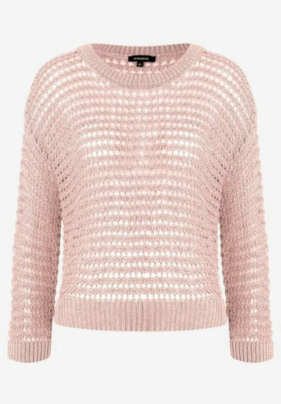 Ajour Pullover, powder rose, Sommer-Kollektion günstig online kaufen