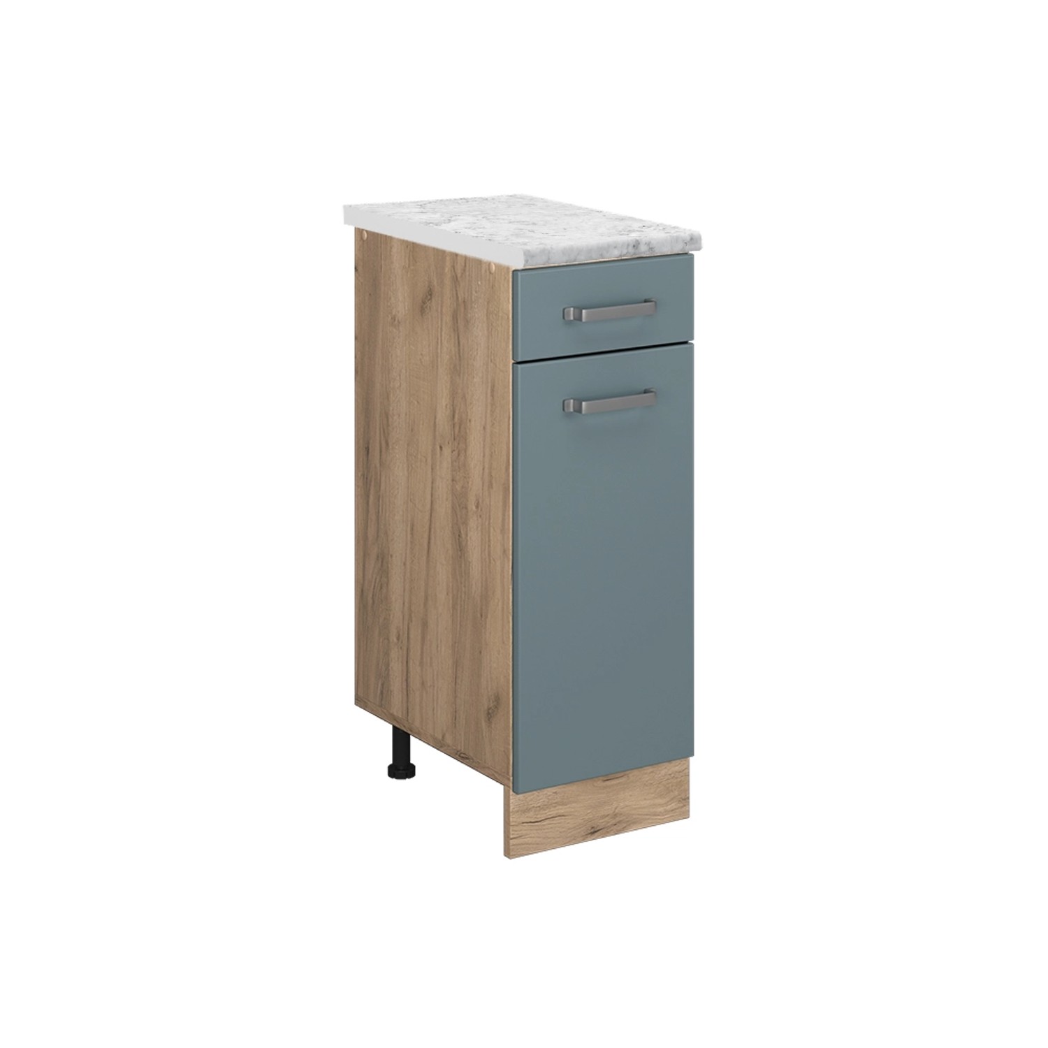 Vicco Unterschrank R-Line, Blau-Grau/Goldkraft Eiche, 30 günstig online kaufen