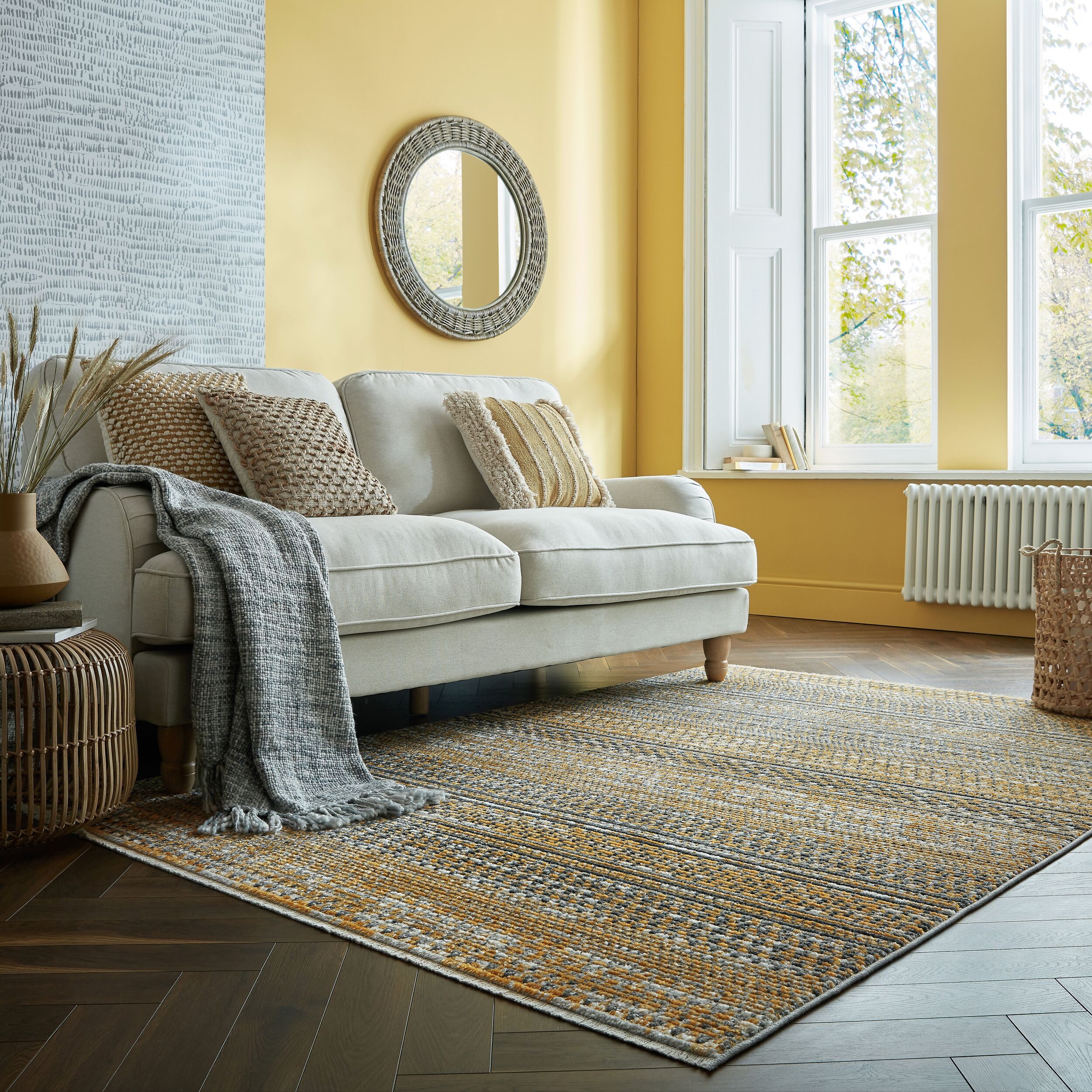 FLAIR RUGS Teppich »Camino Abstraktes«, rechteckig, 8 mm Höhe, Abstraktes T günstig online kaufen