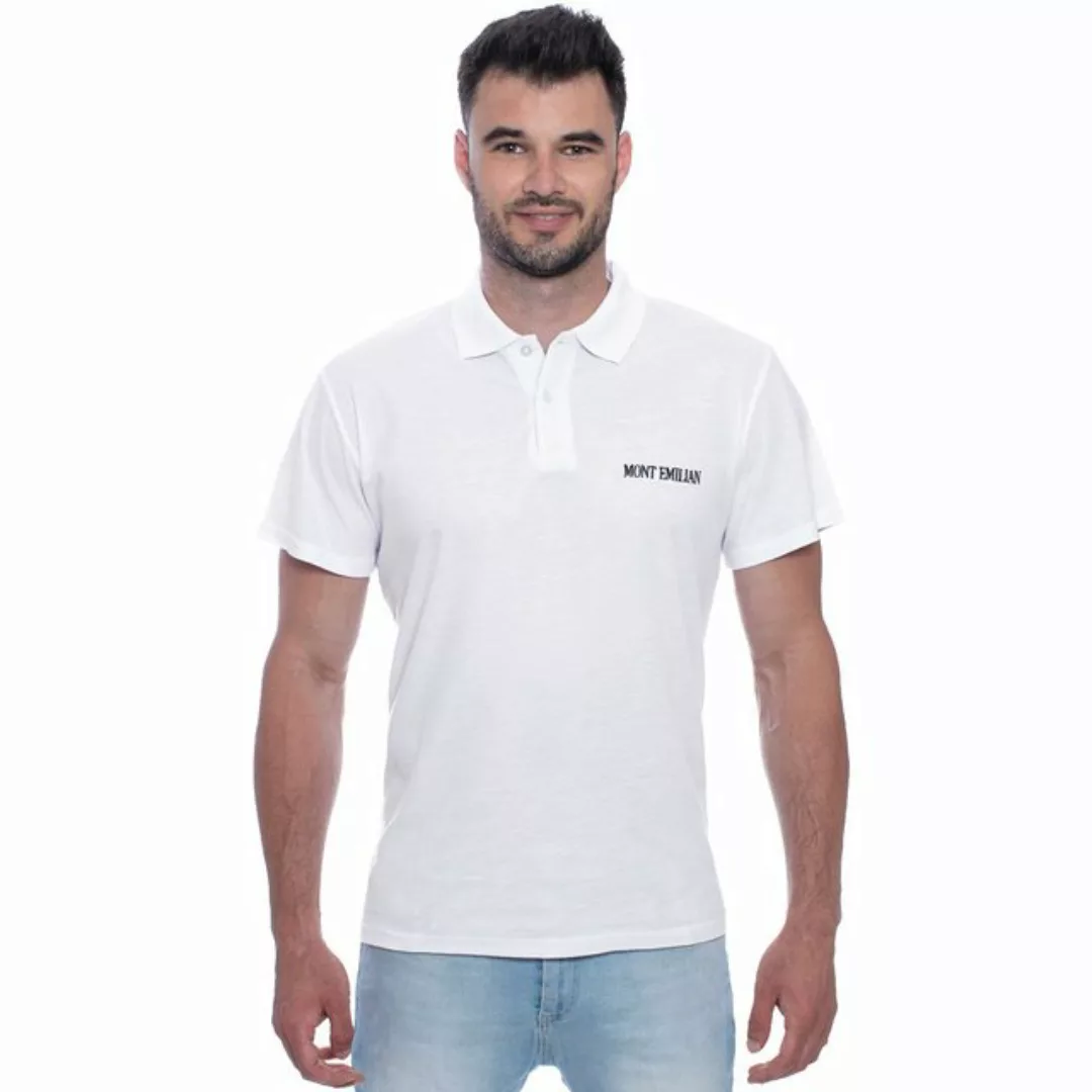 MONT EMILIAN Poloshirt MONT EMILIAN "Caen" Herren Basic Polo-Shirt leichtes günstig online kaufen