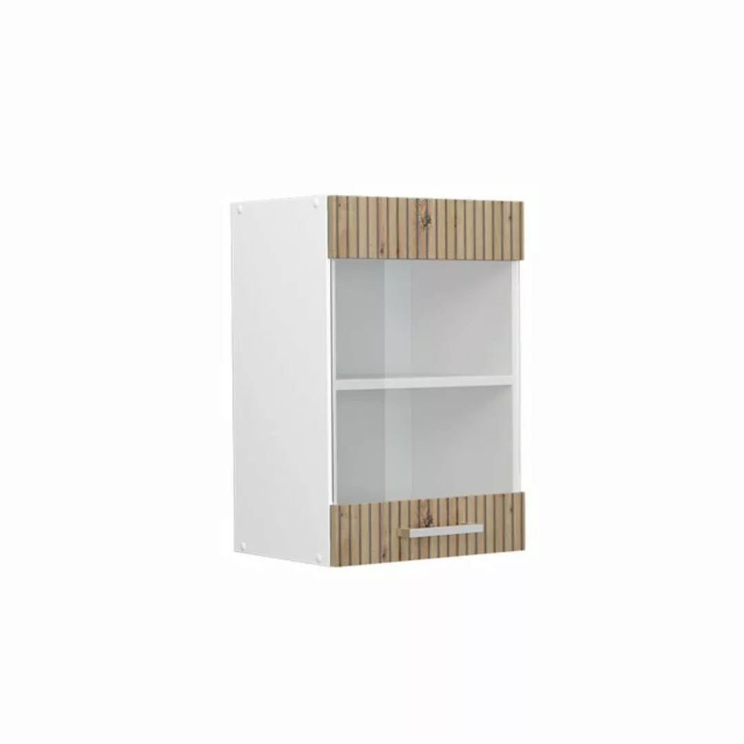 Vicco Glashängeschrank R-Line, Artisan-Eiche/Weiß, 40 cm günstig online kaufen