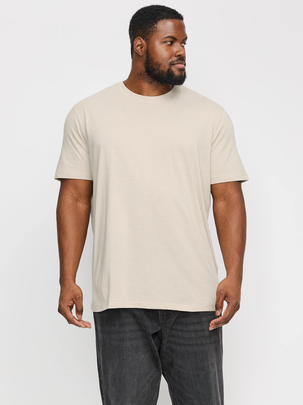 Jack & Jones PlusSize Rundhalsshirt "JJEORGANIC MEL TEE SS O-NECK NOOS PLS" günstig online kaufen