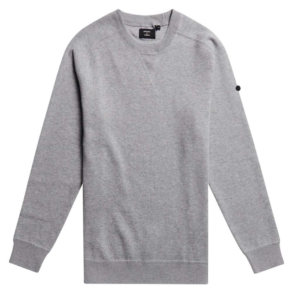 Superdry Essential Cotton Crew Pullover XL Mid Marl günstig online kaufen