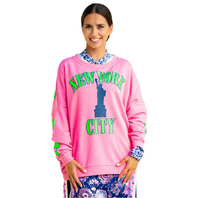 Miss Goodlife Sweater Miss Goodlife Sweatshirt New York, flash rose günstig online kaufen