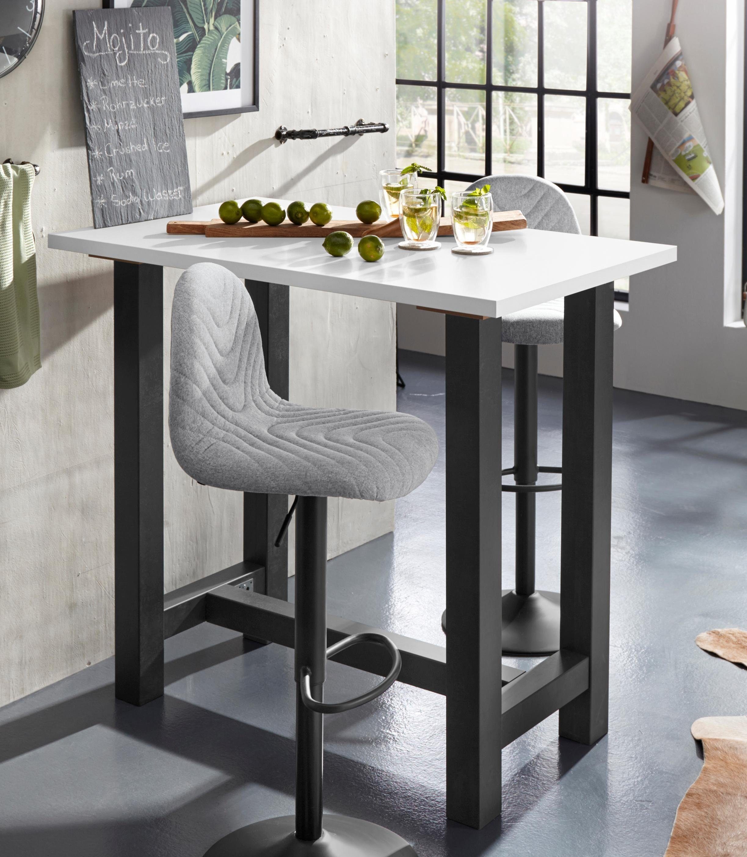 Mäusbacher Bartisch, Gestell in X-Form (Breite 120, 140 oder 160 cm) günstig online kaufen