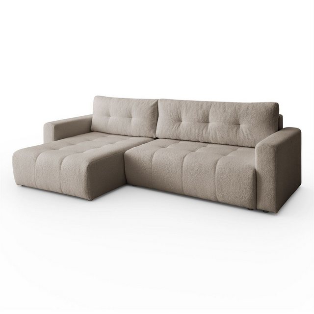 Lookway Ecksofa ASTON L-Form Couch, mit Bettkasten und Schlaffunktion günstig online kaufen