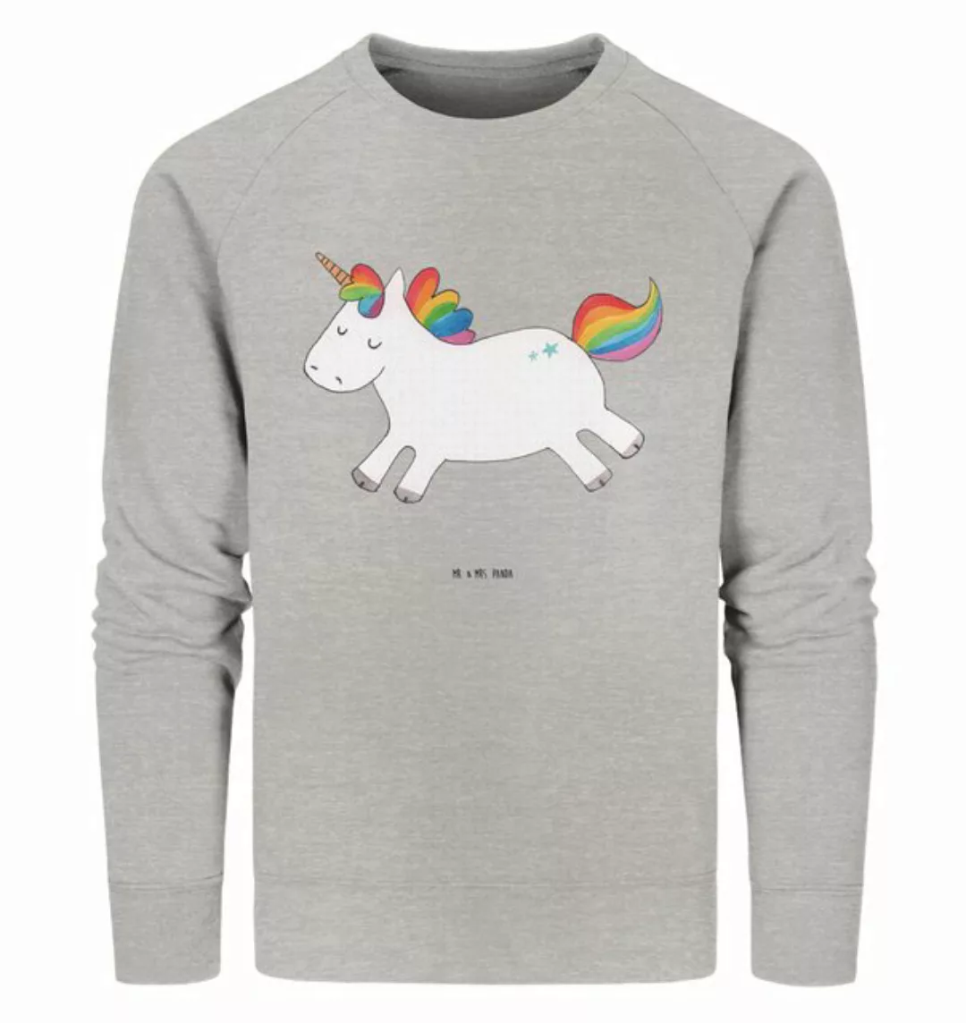 Mr. & Mrs. Panda Longpullover Größe M Einhorn Happy - Heather Grey - Gesche günstig online kaufen