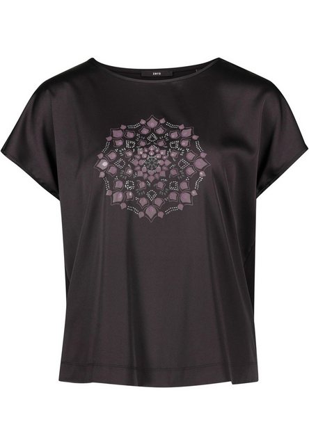 Zero Kurzarmshirt zero Blusenshirt mit Mandala Print (1-tlg) weiteres Detai günstig online kaufen