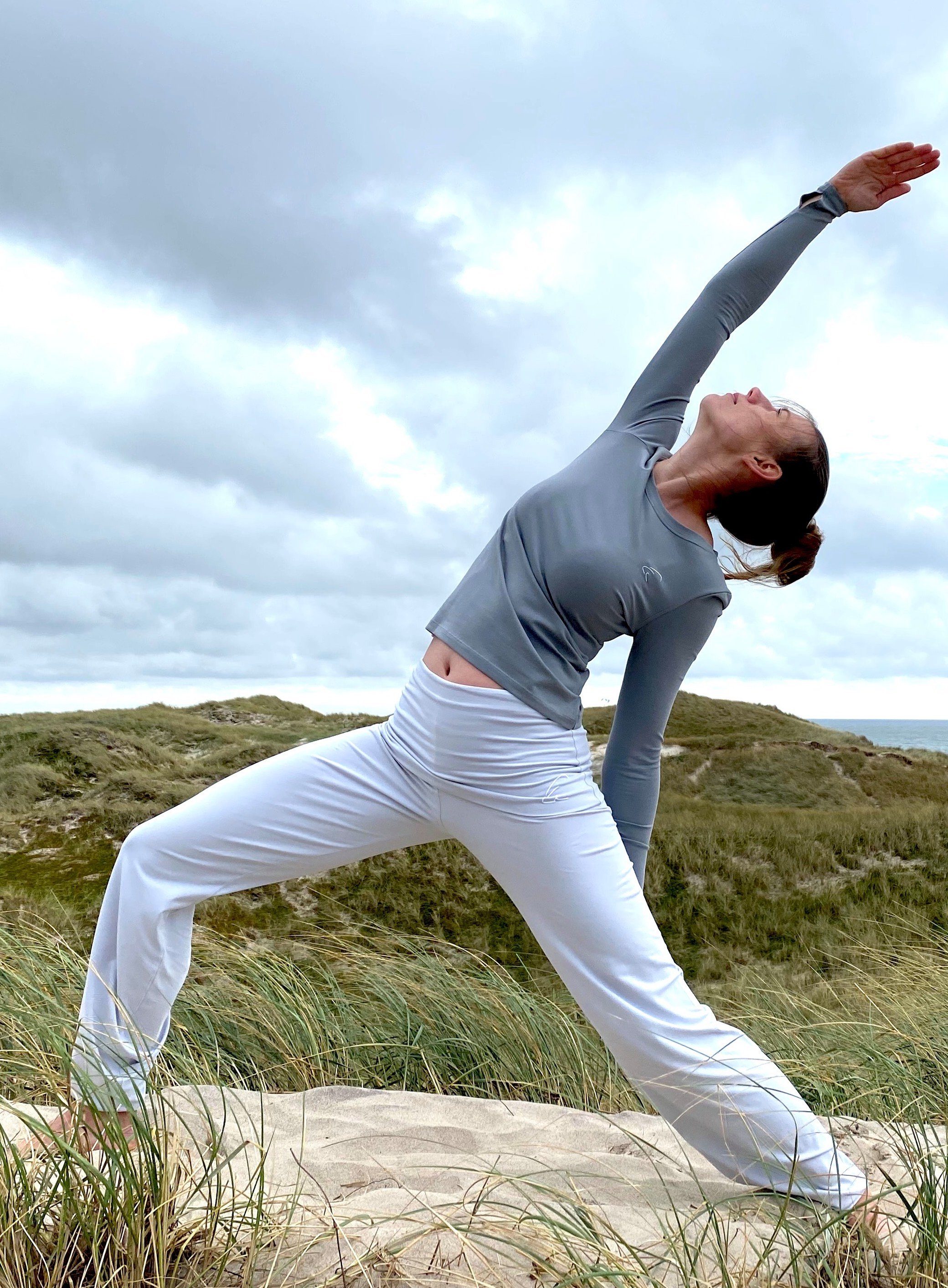 ESPARTO Yogashirt Langarmshirt Vicitra Ärmel mt günstig online kaufen