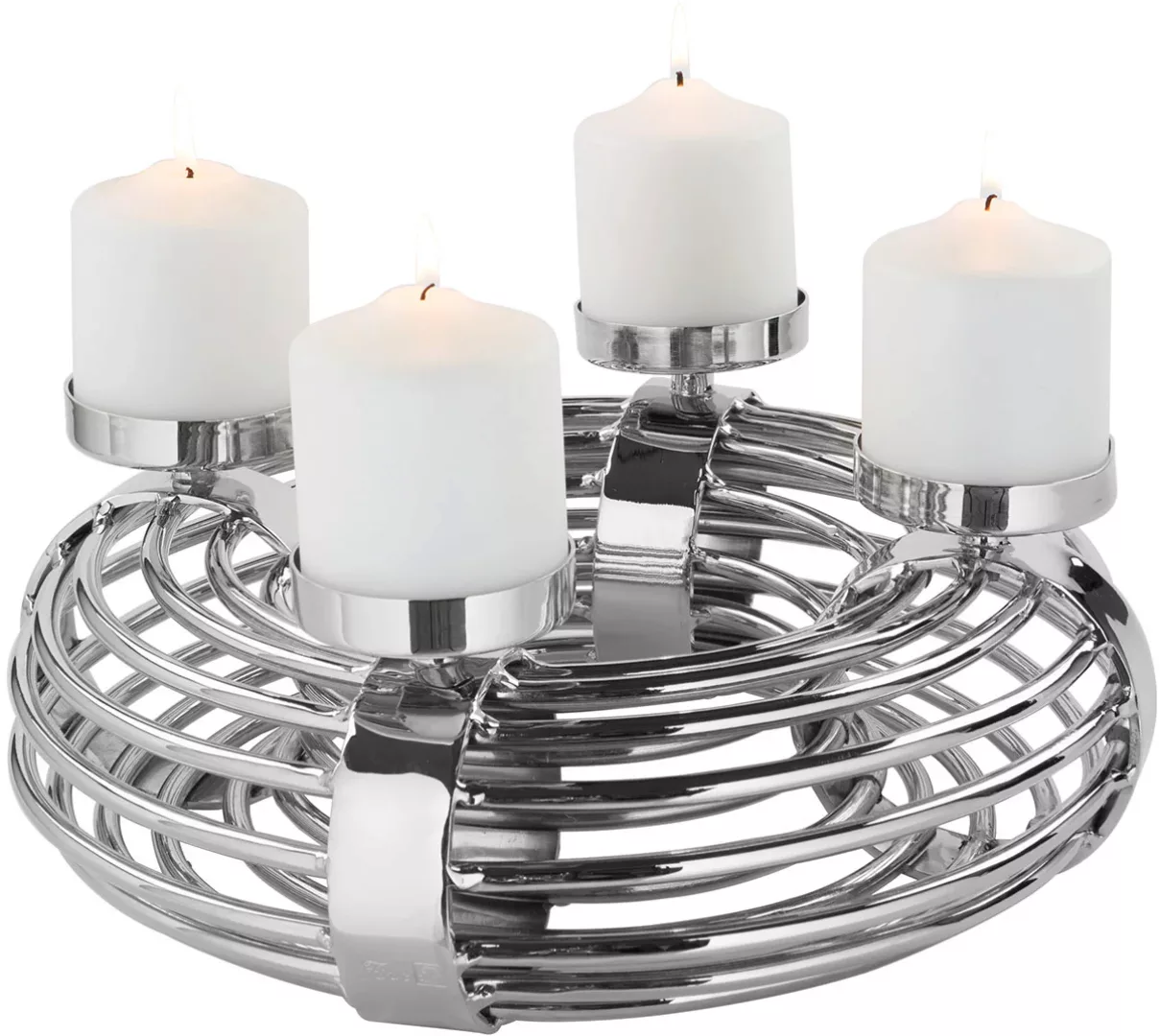 Fink Adventsleuchter »VENTURA«, (1 St.), Kerzenhalter, Adventskranz, 4-flam günstig online kaufen