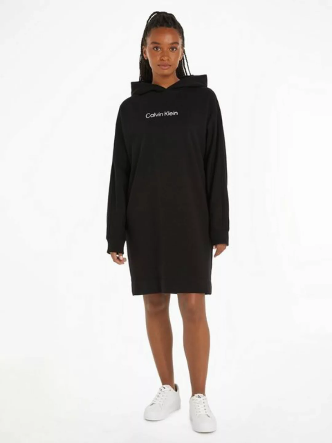 Calvin Klein Sweatkleid HERO LOGO HOODIE DRESS günstig online kaufen